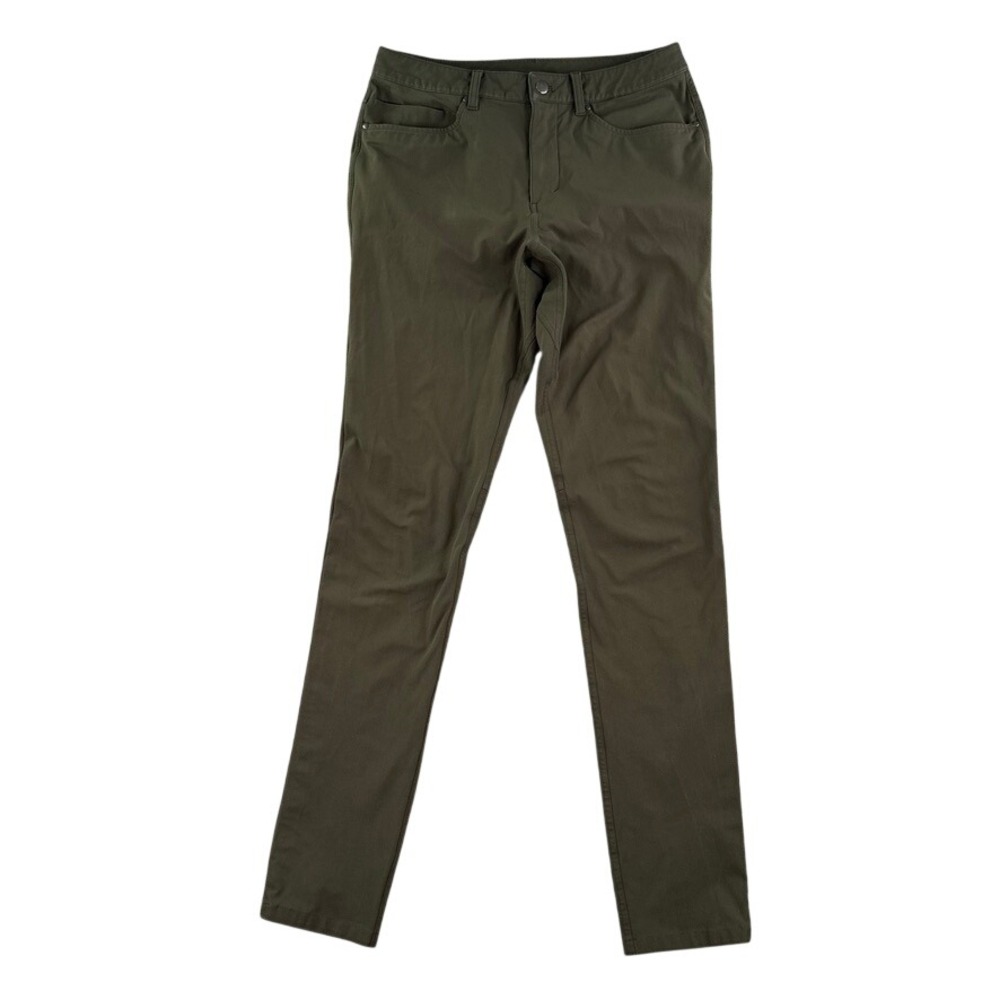 Lululemon Pants Mens 31X34 Green ABC Slim-Fit 5 Pocket Warpstreme Golf
